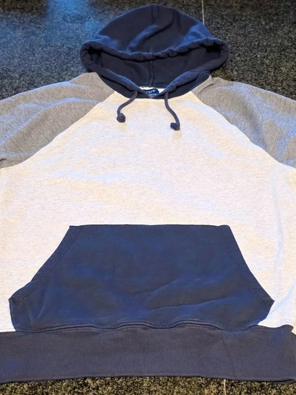 J.Crew Men's Colorblock Terry Hoodie / Medium / BN764